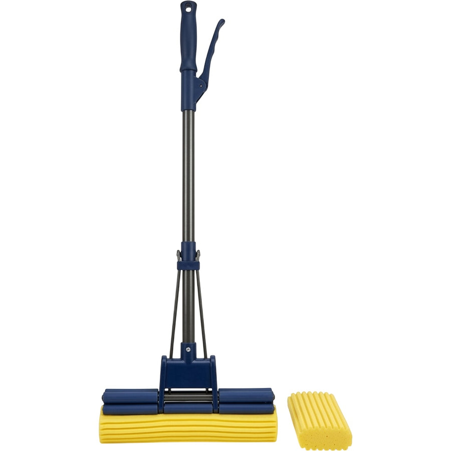 Foem Lever-Wring PVA Sponge Mop 28 cm Navy Yellow